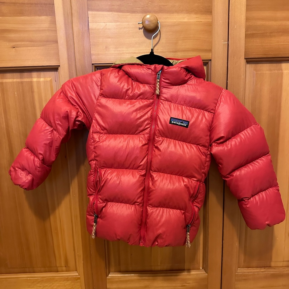 Patagonia toddler hi loft down sweater jacket